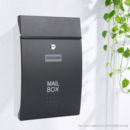 Boxes Mailbox Outdoor Villa Outdoor Mailbox Continental Letter Box Wall Hanging Bar Decoration Props Postbox Wf1027