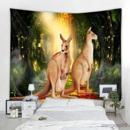 Tapestries Forest Tiger Animal Decoration Tapestry Mandala Decoration Tapestry Hippie Decoration Tapestry Bedroom Wall Tapestry R230704