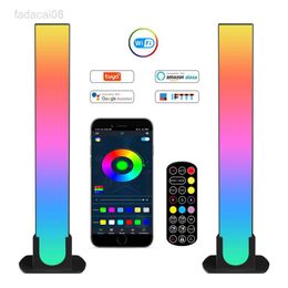 Lights WIFI/Bluetooth LED Bar Atmosphere Ambient APP Control Music Synchronisation Game TV Computer Room Night Light HKD230704