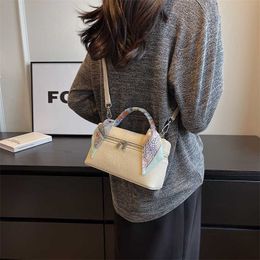 Lady Evening Bags Small Style Portable Lunch Box Bag Summer Simple One Shoulder Crossbody Square Versatile Underarm Women's 230704