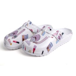 Nurses Working Doctors Sandal Shoes Women Men Anti-slip Operating Room Lab Slippers Waterproof 230703 6060