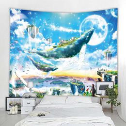 Tapestries Fantasy Landscape Decorative Tapestry Mandala Hippie Wall Decor Tapestry Home Decor Tapestry
