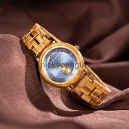 Wristwatches BOBO BIRD Wood es for Women Luxury Ladies Elegant Pink Quartz Wrist Customised Gift for Birthday Anniversary 0703
