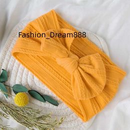 Fit All Baby Hair Accessories Large Bow Soft Elastic Various Colour Baby Headbands Nylon Headband Baby Hairbands For Girls