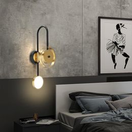 Wall Lamp YEBMLP Modern Art Bedside Light Interior Creative Corridor Aisle Ceiling Living Room Cloakroom Atmosphere