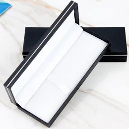 Black rectangular flip paper pen case Pen Box Fountain Pen / Ballpoint - Roller Ball Pens Pencil Case Advertising gift box