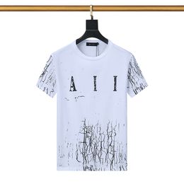 Summer New Mens Classic T Shirt Designer Luxury Mens Womens T-shirt Top Letter Cotton Tshirt Clothing Short Sleeve Round Neck CJD2307057