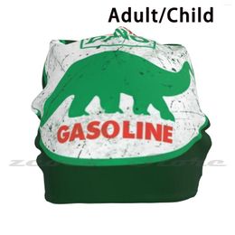 Berets Gasoline Dino Adult Kids Knit Hat Hedging Cap Outdoor Sports Breathable Station Cool Oil Vintage