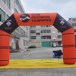 Custom Made Inflatable Black Arch Large Size Start Finish Line Inflatable Black Archway