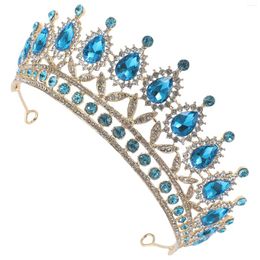 Bandanas Diamond Tiara Pearl Bridal Headdress Embellished Headbands Women Crown Hair Accessory Make Crowns