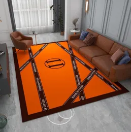 Top Modern Light Luxury Premium Orange Carpet Living Room Live Room Internet Celebrity Table Carpet Home Room Bedroom Bedside Mats