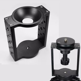 Tripods 65mm/75mm/100mm Aluminium Half Ball Flat to Bowl Adapter Converter Riser for Manfrotto Video Tripod Fluid Head Dslr Rail Slider