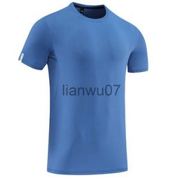 Men's T-Shirts New Men TShirt Summer Casual Running Jogger Short Sleeve Sports Gym Jerseys Training Tops Outdoor Marathon Breathable Tshirts J230705