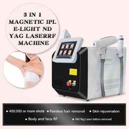 Ipl laser hair removal equipment High Quality ND Yag Laser Black Doll OPT RF Elight Multifunctional IPL Machine