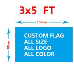 Banner Flags Custom music history hobby sport flag 150X90cm 3x5FT COOL gift banner with 2 grommet one side flag 230704