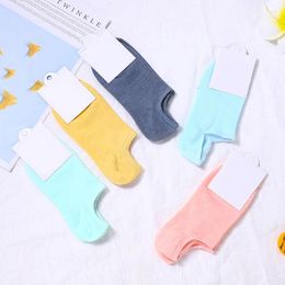 Women Socks 10 Pairs Candy Colour Boat Fashion Short Tube Low Top Solid Cotton Wholesale For Spring And Summer