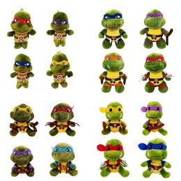 Cute battle turtle plush toys children's games playmates birthday gifts room decoration