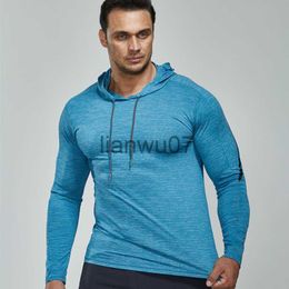 Men's T-Shirts Men Cycling Jersey Sports Hoodies Fitness Shirts Gym Clothing Compression Tshirt Sportswer Boy Running Jacket Male Rashguard J230705