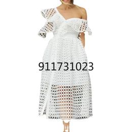 Ethnic Clothing African Dresses For Women White Long Maxi Dress Women's V-Neck Off The Shoulder Backless Daily Evening Party285G