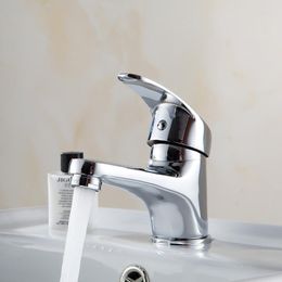 Bathroom Sink Faucets Copper Single Cold Wash Basin Water Faucet Cabinet Ceramic And Household