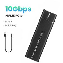 Enclosure M2 Ssd Case Nvme Enclosure 10gbps M.2 to Usb Type C 3.1 Ssd Adapter for 2230 2242 2260 2280 Nvme Pcie Ssd Disc Box M.2 Ssd Case