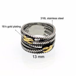 Band Rings 2021 Sale Anillos New Retro Stainless Steel for Woman Brand Name Jewellery Thailand Fit Charm Drop Delivery Ring Dhhpc