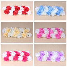 Decorative Flowers 1pc Simulation Dahlia Rose Road Arch Silk DIY Wedding Decoration Props Artificial Flower