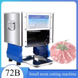 220V Electric Meat Cutting Machine Commercial Home Meat Cutter Machine Stainless Steel Meat Slicer For Cutting Sausages