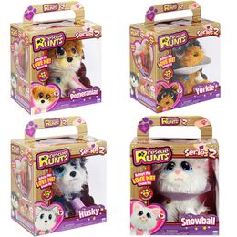 Plush Dolls Original Rescue Runts Pet Dog Children s Toys Kawaii Stuffed You Can Adopt for Girls Room Decor 230705