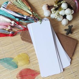 Bookmark Set of 120 Kraft Paper Bookmark Blank Cardstock Bookmark Kit with 60pcs Colourful Tassel Pendant Ideal for DIY Projects 230704