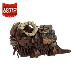 Diecast Model Moc Space Wars Animal Beast Bantha Building Blocks Action Figure Monster Mount Rhino Constructor Toys for Children Gifts 230705