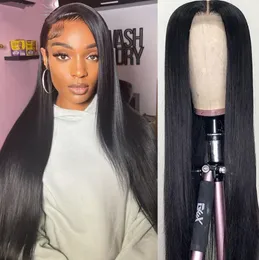 13x6 Lace Frontal Wig Bone Straight Lace Front Human Hair Wigs For Women Cheap Closure Hair Wig Natural Colour Brazilian Hair