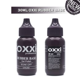 Nail Polish Oxxi's latest 30ml nail rubber primer and topcoat for gel polishing semi permanent UV gel nail art gel mixed coating 230704