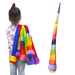 Palloncino Lancio a mano Nastro Sacchetto di sabbia Meteor Ball Toss Gioco Sport all'aria aperta Formazione Giocattoli Bambini Educativo Apprendimento Sviluppo Regalo 230704