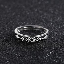 Combination fold wear men's ring trend personality open ring retro men's ring