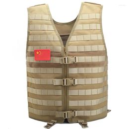 Hunting Jackets Tactical Vest MOLLE Sysem Utility With Breathable Mesh Adjustable Outdoor For Waistcoat