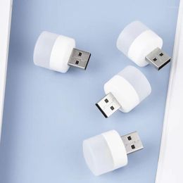 Night Lights USB Light Portable Small Book Lamps LED Protection Reading Plug Computer Mobile Power Charging Desk Lamp