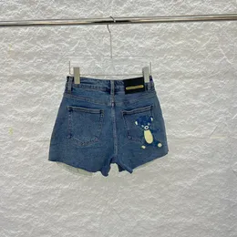 2023 jeans da donna di moda di alta qualità Jeans da donna Designer Pantaloncini di jeans Lettera Pantaloni di strass Design Sexy Ladies Summer Short Pant Abbigliamento G1