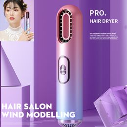 Hair Dryers Hair Dryer Fast Drying Negative Ionic Blow Dryer Cold Wind Hair Styler Salon Tool Portable For Home Travel Hairdryer Brush 230705
