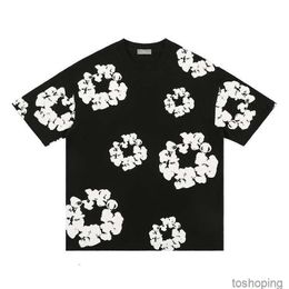 FG Menswear 2023 spring and summer new trend brand same foam full print high street hip-hop short sleeve T-shirt setSGQT