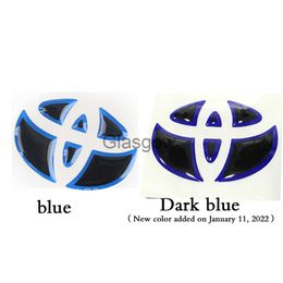 Car Stickers Car Styling Steering Wheel Front Rear Emblem Badge Sticker Decal For Toyota Camry corolla crown Auris CHR Car Sticker x0705