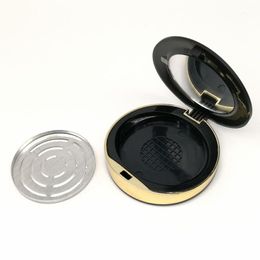 Plastic Empty Eyeshadow Case Blusher Case Round Powder Cosmetic Compact Container Empty Beauty Packing Box F3756 Qlumq