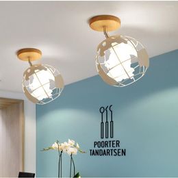 Ceiling Lights Modern Lamp Led Nordic Macaron Colorful Lampshade For Living Room Bedroom Kids Fixtures