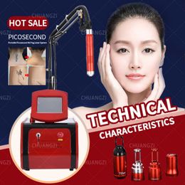 Hot sales Nd Yag 532nm 755nm 1320nm 1064nm Tattoo Removal Laser Eyebrow Paint Beauty Machine