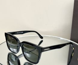 Black Green Square Sunglasses 646 Women Men Summer Sunnies gafas de sol Sonnenbrille UV400 Eyewear with Box