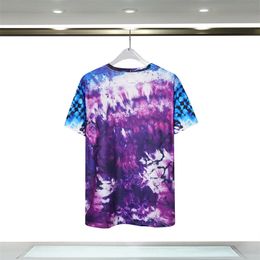 2023Summer Mens T-Shirts designer tee luxury tshirt color letter print t shirt Classic fashion womens clothing short sleeve shirts casual cotton t-shirt tops M-3XL###