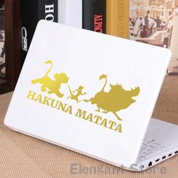 Films Hakuna Matata Stickers the Lion King Vinyl Mural Decals for Kids Room Cartoon Wall Decoration Car Laptop Decor