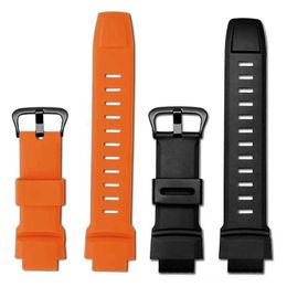 Silicone Watch Strap For Casio Watchband Protrek PRG-500 510 550 280 250 PRG-260 270 500 PRW-3500 2500 5100 Band 18mm