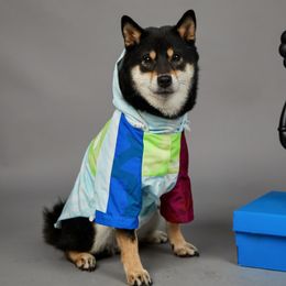 Dog Apparel The Face Pet Clothes Raincoat For Small Big Dogs Coat Windbreaker French Bulldog Hoodie Jacket Chihuahua 230705