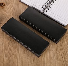 High Quality Black wood leather Pen Box Suit For Fountain Pen / Ballpoint - Roller Ball Pens Pencil Case with The Warranty Manual JL1463